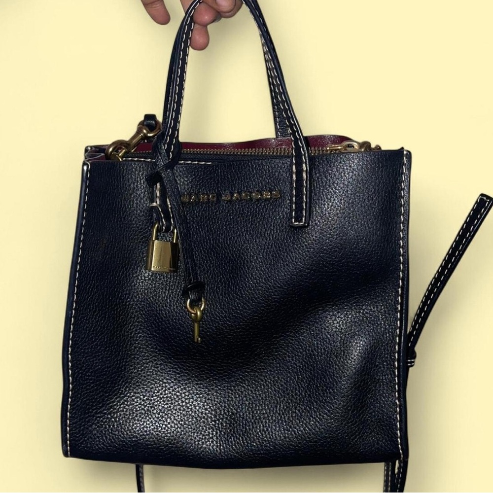 Marc Jacobs Black Leather Tote Bag - Picture 7 of 7